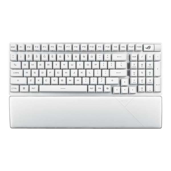 Asus ROG Strix Scope II 96 RX Gaming Wireless Keyboard White UK