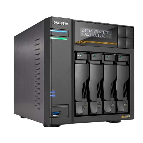 Asustor NAS AS6804T (16GB) (4xHDD + 4xM.2 SSD)
