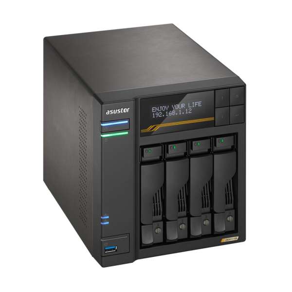 Asustor NAS AS6804T (16GB) (4xHDD + 4xM.2 SSD)