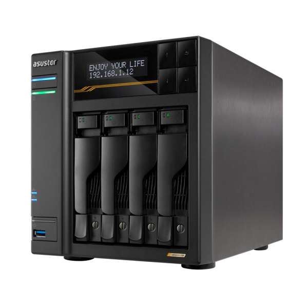 Asustor NAS AS6804T (16GB) (4xHDD + 4xM.2 SSD)
