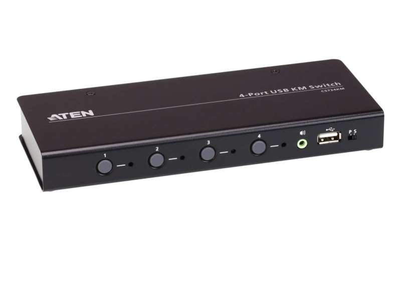ATEN CS724KM 4-port USB Boundless KM Switch + Cables