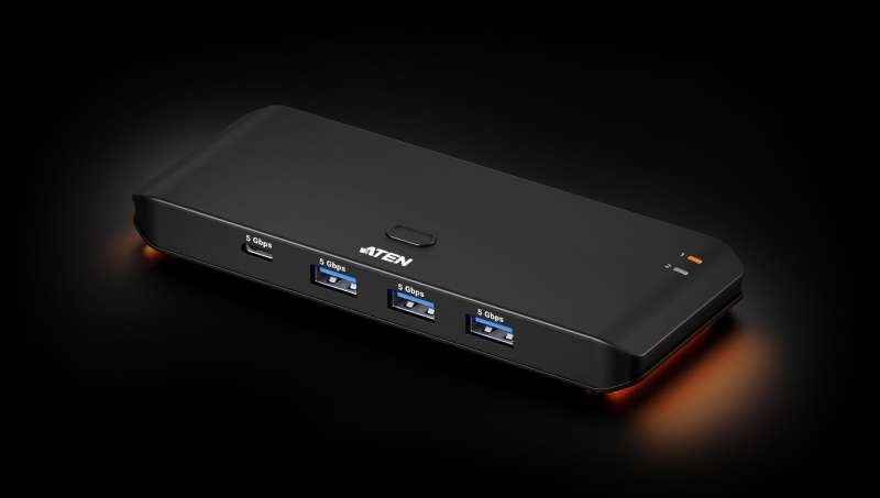 ATEN US4324-AT 2 x 4 USB 3.2 Gen 1 Sharing Switch