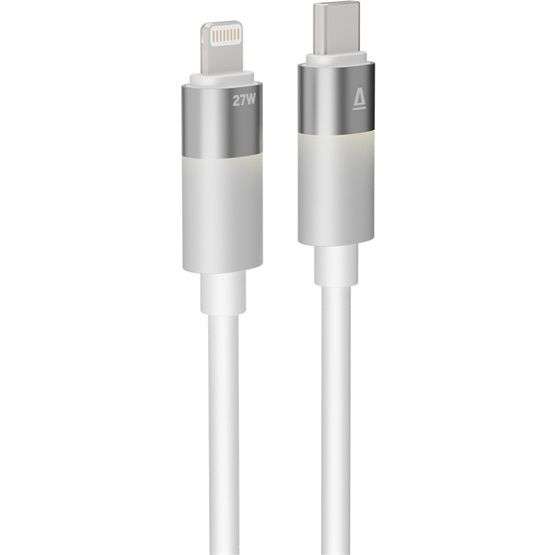 Avax CB314 GLOWY USB-C - Lightning cable 1m White