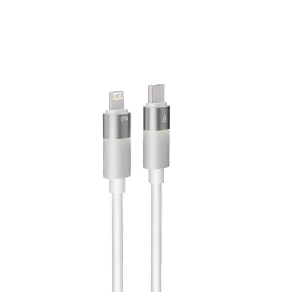 Avax CB315 GLOWY USB-C - Lightning cable 2m White
