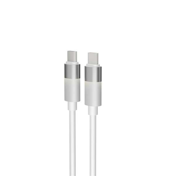 Avax CB317 GLOWY USB-C to USB-C cable 2m White
