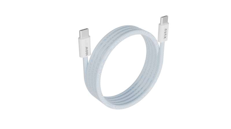 Avax CB610LB MAGNETY 100W USB-C Magnetic Charger 1m Light Blue