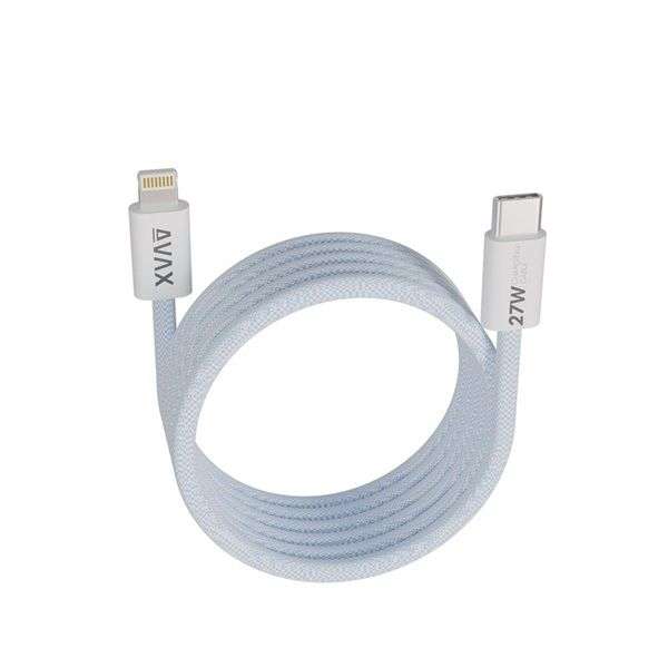 Avax CB611LB MAGNETY 27W USB-C - Lightning Magnetic Charger 1m Light Blue