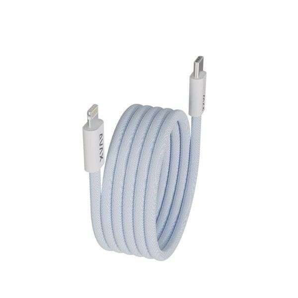 Avax CB611LB MAGNETY 27W USB-C - Lightning Magnetic Charger 1m Light Blue