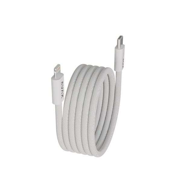 Avax CB611W MAGNETY 27W USB-C - Lightning Magnetic Charger 1m White