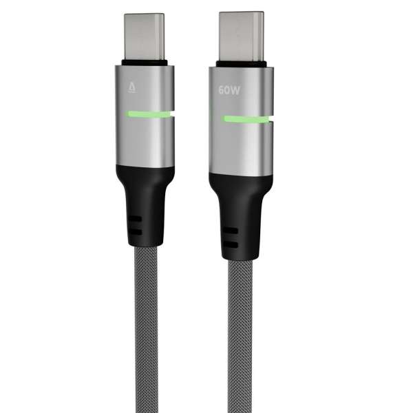 Avax CB632 STEELY LED USB-C 1m Black