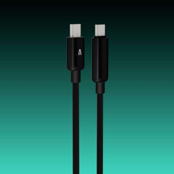 Avax CB653 Pulsey 60W USB-C charger cable 0,5m Black