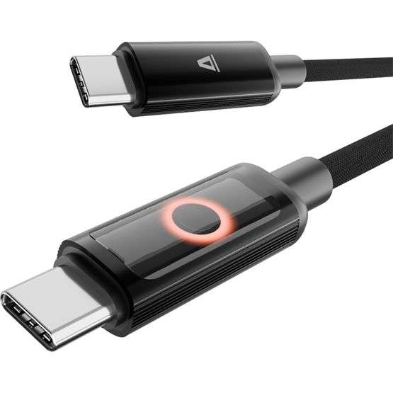 Avax CB653 PULSEY USB-C - USB-C 0,5m Grey