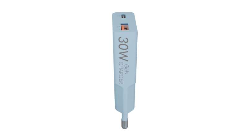 Avax CH641LB NANO SLIM 30W Charger Light Blue