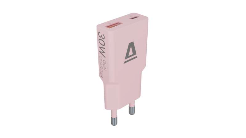 Avax CH641P NANO SLIM 30W Charger Pink