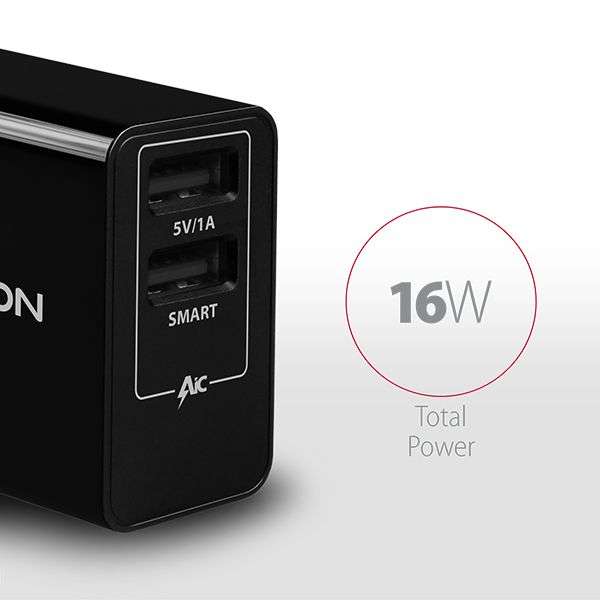AXAGON ACU-DS16 Smart Wall Charger