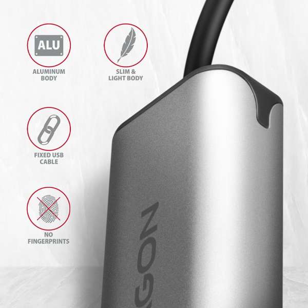 AXAGON ADE-25RC SuperSpeed USB-C 2,5 Gigabit Ethernet