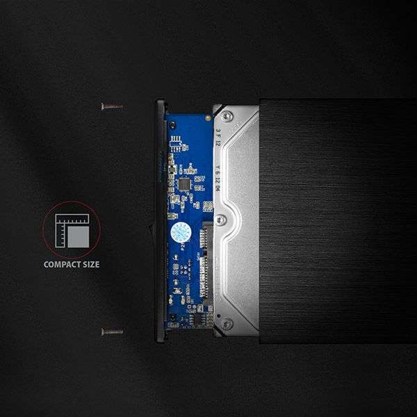 AXAGON EE35-XA3 3,5" USB3.0 HDD SATA Aline Box Black