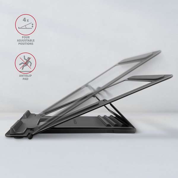 AXAGON STND-L Notebook állvány Négy állítható pozícióban