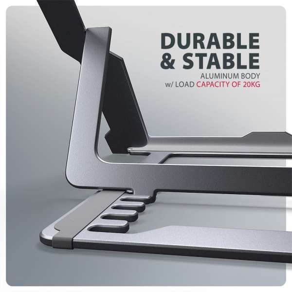AXAGON STND-LAG stand for laptops and tablets Grey
