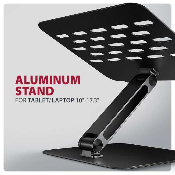 AXAGON STND-LQB stand for notebooks and tablets Black