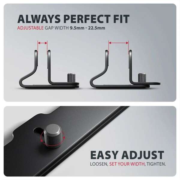 AXAGON STND-VB vertical stand for laptops and tablets Black