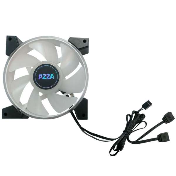 AZZA Hurricane II Digital RGB Fan 4x120mm + RF Remote control