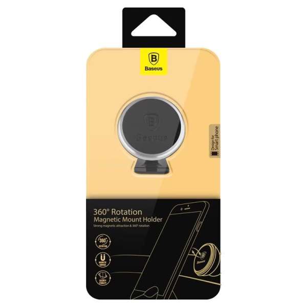 Baseus 360 Magnetic Mount Holder Black