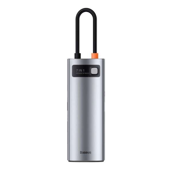 Baseus 7in1 USB-C Docking Station Grey