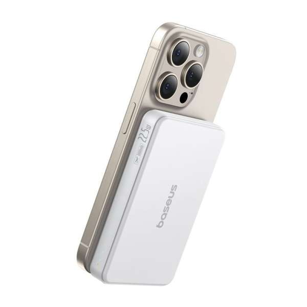 Baseus Airpow2 Qi2 Magsafe 10000mAh PowerBank White