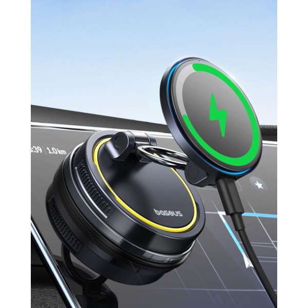Baseus Baseus PrimeTrip VC2 Flex Pro Car Charger Mount Black