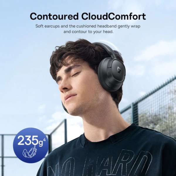 Baseus Bass BH1 NC Wireless Noise Cancelling Headphones Black