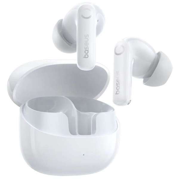 Baseus Bass BP1 NC In-Ear TWS Bluetooth Headset Moon White