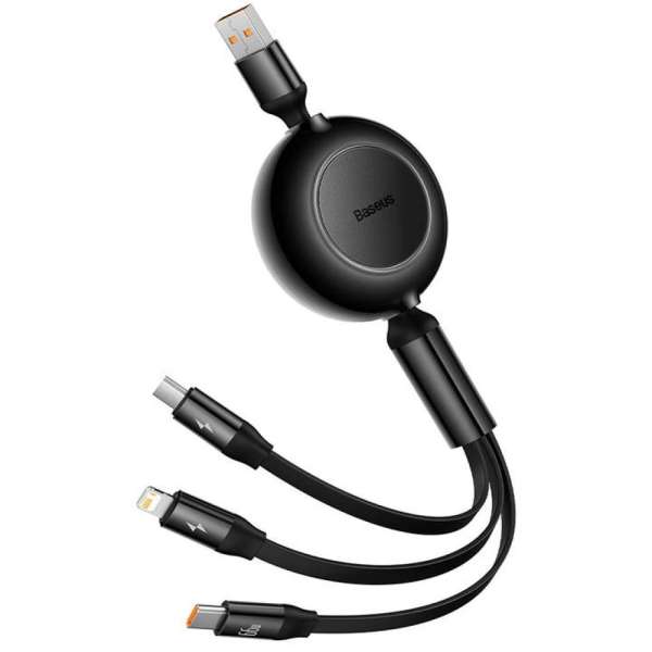 Baseus Bright Mirror 3 3in1 Cable 1,1m Black