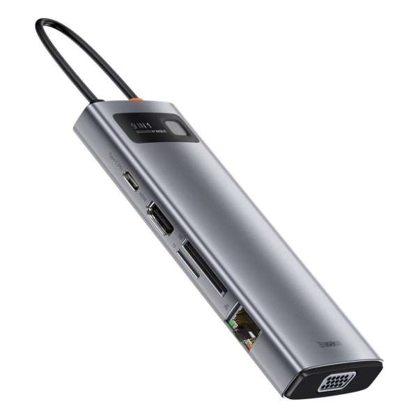 Baseus 9in1 Docking Station Gray