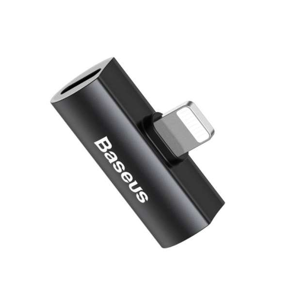 Baseus CAL46-01 L46 2xLightning adapter Black