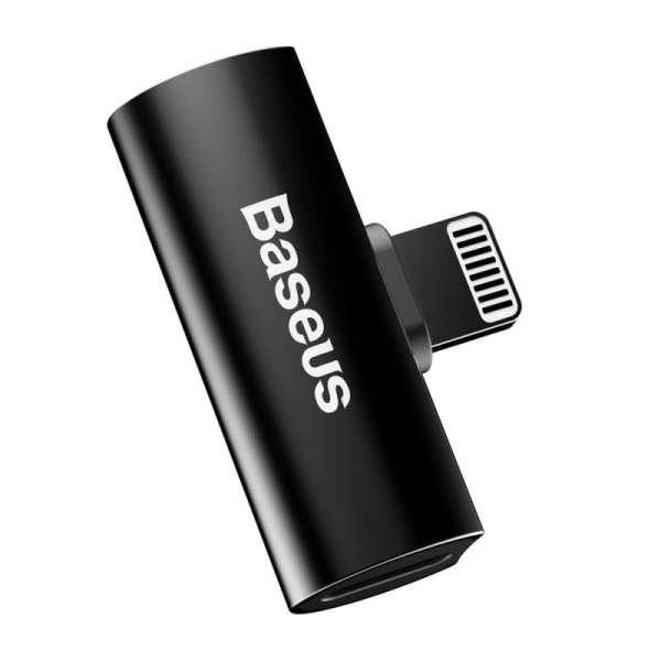 Baseus CAL46-01 L46 2xLightning adapter Black