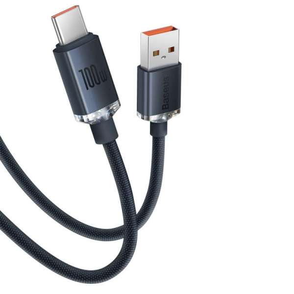 Baseus Crystal Shine USB-C Cable 1,2m Black