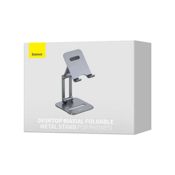 Baseus Desktop Biaxial Foldable Metal Stand Grey