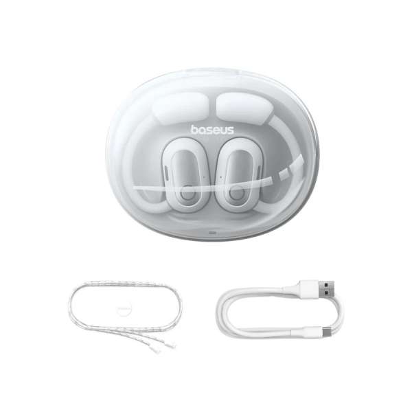 Baseus Eli Sport 1 Open-Ear Bluetooth Headset White