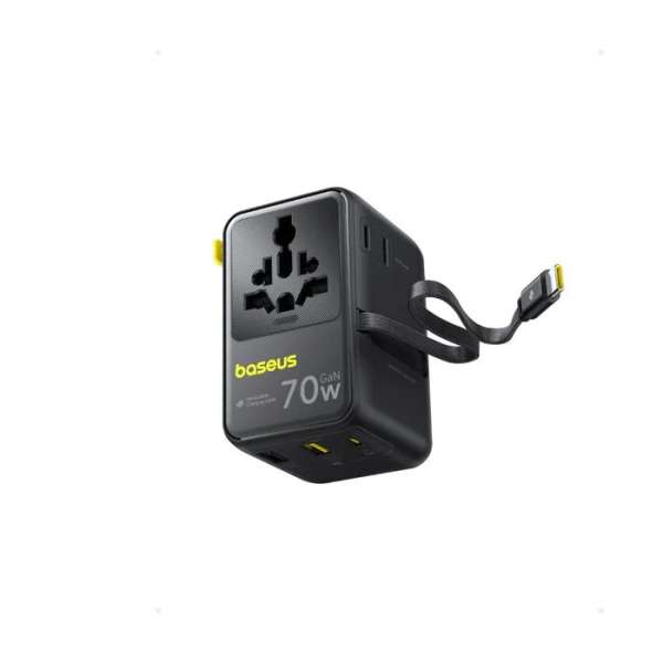 Baseus EnerCore CG11 Universal Travel Adapter 2AC+2U+2C 70W