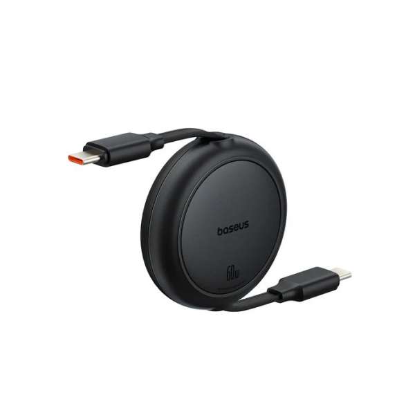 Baseus Free2Pull Mini Retractable USB-C Cable 60W Black