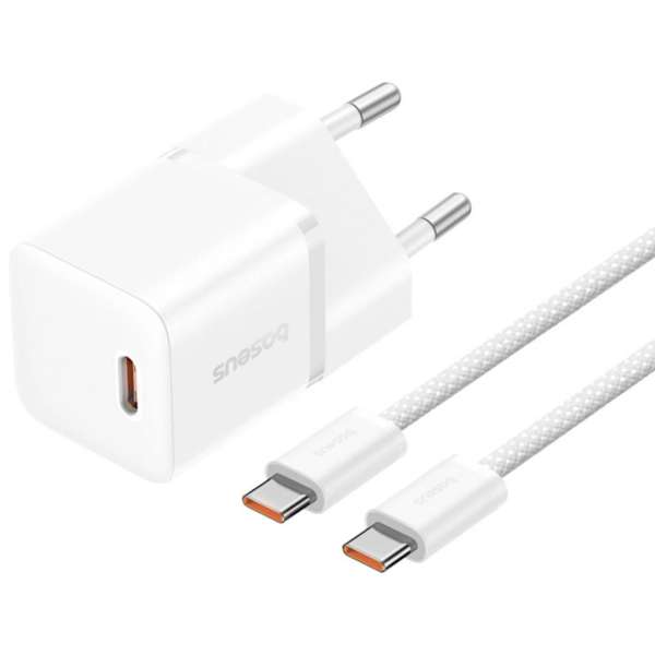 Baseus GaN5 Mini 20W Wall Charger White