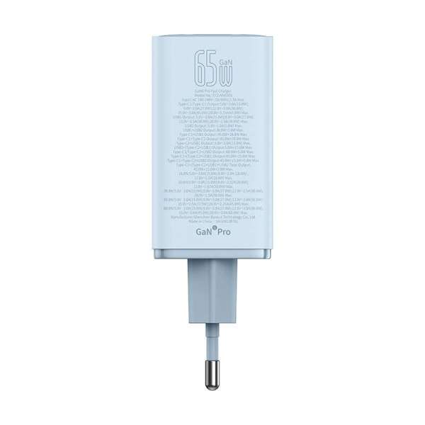 Baseus GAN6 Pro Charger Blue