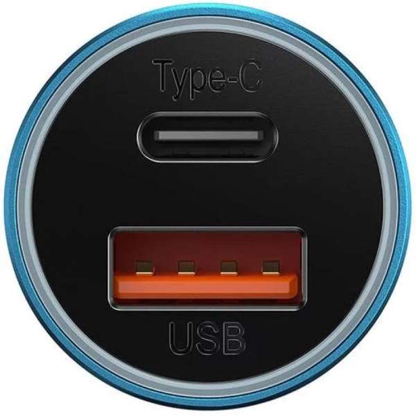 Baseus Golden Contactor Max Car Charger Blue