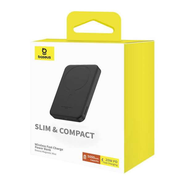Baseus Magnetic Mini 5000mAh PowerBank Black
