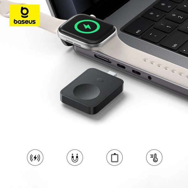 Baseus MagPro Magnetic Wireless Charger for Apple Watch Black