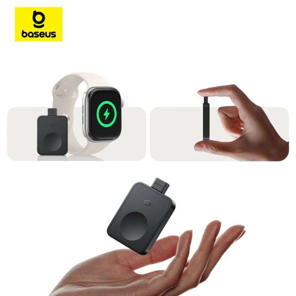 Baseus MagPro Magnetic Wireless Charger for Apple Watch Black