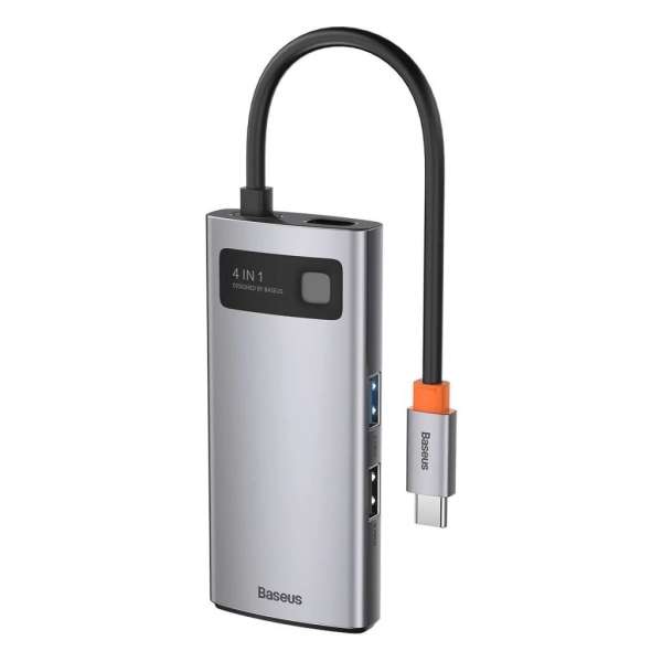 Baseus Metal Gleam Docking Station Silver