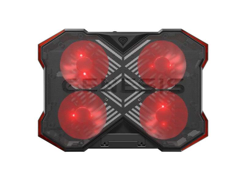 Genesis OXID 260 Notebook Hűtő Red/Black