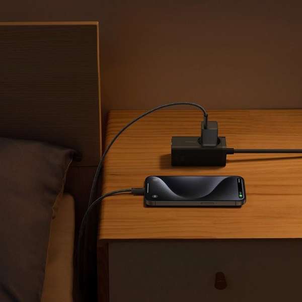 Baseus P10110902113-01 USB-C GaN5 mini 30W mains charger Black